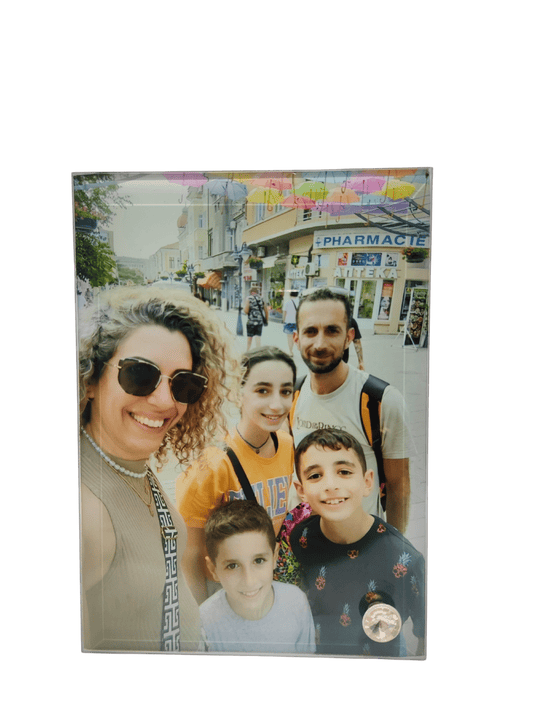 תמונת זכוכית בעיצוב אישי לזיכרונות שלכם